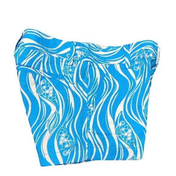 Lilly Pulitzer Blue & White The Callahan Short Size 000 NWOT - Picture 2 of 8